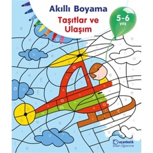 UÇANBALIK Akıllı Boyama Taşıtlar ve Ulaşım 5-6 Yaş Uçanbalık