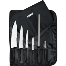 Hepta Collection 7 Parça Serisi Çantalı Bıçak Seti Gastronomi Bıçak Seti