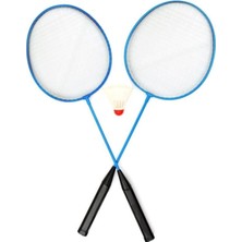 Hepta Collection Mavi Renk Badminton Raket Seti (2 Raket 1 Top)
