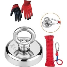 Hepta Collection Dünya Magnet Magnet Fishing, 48 Mm, Neodyum Pot Mıknatıs Seti Halat Eldiven, Mıknatıs Balıkçılığı