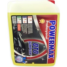 Hepta Collection Powermax Profesyonel Cilalı Oto Şampuanı Fırça Ile Yıkama 5 kg
