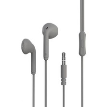 Hepta Collection Anka Cep Kulak Içi Kablolu Kulaklık ER06 Omix O1 Neo Uyumlu Gri, ZR-ER06-180