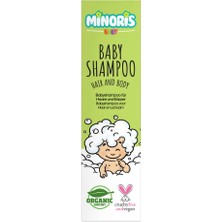 Minoris Baby Organik Bebek Saç ve Vücut Şampuanı 400 ml