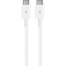 Ttec Usb-C - Usb-C 120CM 60W Pd/qc Hızlı Şarj/data Kablosu Beyaz