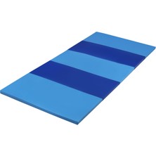 Hepta Collection Plufsıg Katlanır Yoga Jimnastik Matı, 78X185 cm (Mavi)