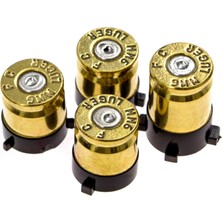 Hepta Collection Crazy Controllerz One Series x S Için Denetleyici Bullet Düğmeleri - Gerçek 9 mm Harcanmış Merm