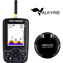 Hepta Collection Wireless Balık Bulucu Akıllı Sonar Teknolojisi LCD Ekranlı Kablosuz Balık Tespit Cihazı