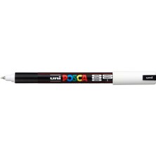 Posca Pc-1mr Beyaz Marker Kalemler Ultra Ince 0,7 mm Kalibre Uç Ucu Her Yüzeye Yazılır Kuma