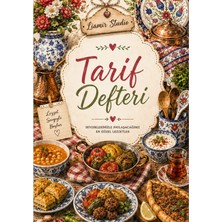 Liamir Studio Yemek Tarif Defteri 50 Yaprak, 100 Sayfa, Laminasyon Kapak / Tel Spiral / A5 Kağıt