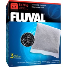 Fluval C3 Karbon - 3'lü Paket, Siyah