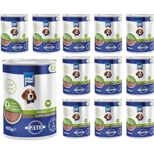 Pawpaw Yavru Köpek Kuzulu Pate 400 gr x 12 Adet