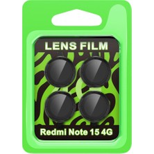 Magicool Xiaomi Redmi Note 15 4g Raze Metal Kamera Lens - Siyah