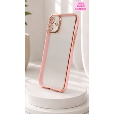 Tepex Taşlı Lens Korumalı Sadece Iphone 11 Uyumlu Şık ve Tarz Mat Şeffaf Telefon Kılıfı....