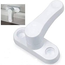 Hepta Collection 5 Adet Alarmli Pvc Kapi Pencere Emniyet Guvenlik Kilidi Beyaz