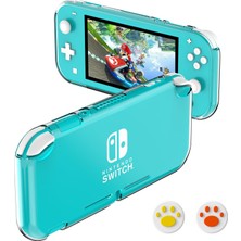 Hepta Collection Kuaınıao Protective Case For Switch Lite, Soft Tpu Switch Lite Case With 2pcs Thumb Grips Caps, Shoc