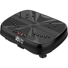 Hepta Collection Egzersiz Aleti Yüksek Titreşimli 1-99 Seviye Hız Ayarlı Bluetoothlu Kumandalı Vibration Plate LED Ek