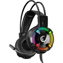 Hepta Collection Styles Siyah USB 7.1 Version Rgb Oyuncu Mikrofonlu Kulaklık