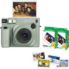 Hepta Collection Wide 400 Instant Fotoğraf Makinesi - 40'lı Film (Yeşil)