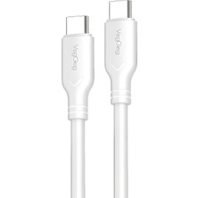 Veggieg 60W Type-C To Type-C Hızlı Şarj ve Data Kablosu 1.2 Metre
