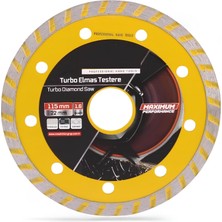 Hepta Collection 115X22X1.5 mm Turbo Elmas Seramik Inşaat Mermer Porselen Fayans Granit Sulu Kuru Kesim Kesme Disk