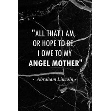 Hepta Collection Plants And Lawn Care Log Book: I Owe It All To My Angel Mother Quote