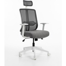 Hepta Collection // Comfort White Yönetici Koltuğu Ofis Çalışma Koltuğu