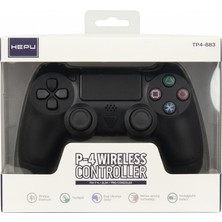Hepta Collection P-4 Kablosuz Oyun Kolu, Bluetooth Gamepad, Ps4/ps3/pc/android Tv Uyumlu, Çift Titreşimli, Şarj