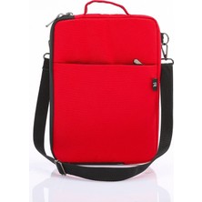 Hepta Collection Prettyia Roxbros iPad Pro 11' Air 4 10'4 11' Inç Tablet Çantası Kılıf (Kırmızı)
