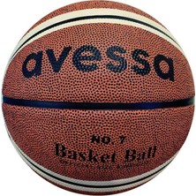 Hepta Collection Kauçuk Basketbol Topu, Profesyonel Kullanım, 7 No, Turuncu, BT-170