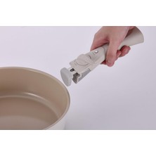 Neoflam Midas Bej Tava ve Tencere Çıkarılabilir Tutma Sapı