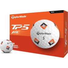 Hepta Collection Taylormade Golf 2024 Tp5 Pıx Golf Topları Bir Düzine