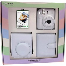 Hepta Collection Instax Mini 12 Fotoğraf Makinesi Bundle Box (Beyaz)