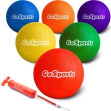 Hepta Collection Gosports Oyun Alanı Topu (6'lı Set), Taşıma Çantası ve Pompa (21,6 cm Veya 25,4 cm Boyutlarında)
