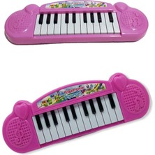 Hepta Collection Sesli Ilk Elektronik Piyanom Çocuk Müzik Oyuncak Pembe