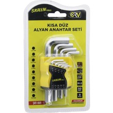 Şahin Tools ŞHT-069 Alyan Anahtar Seti 9 Adet 50HRC M-2 1.5 - 2 - 2.5 - 3- 4 - 5- 6 - 8 - 10