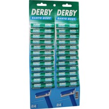 Derby Body Kartelalı Saplı Jilet 48 Adet Banyo