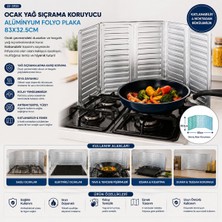 İbico Ibico İ22-455 Ocak Yağ Sıçrama Koruyucu Alüminyum Folyo Plaka 84X32.5CM