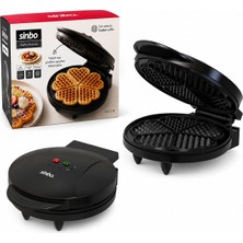 Sinbo SSM-2595 Belçika Waffle Makinesi 850W 5 Waffle Döküm Elektrikli Yapışmaz Yüzey