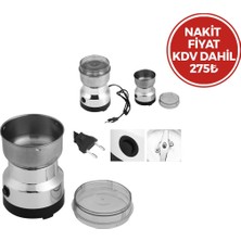 Bgc NM-8300 Electric Grinder Lüx Pratik Çelik Öğütücü 200W 50GR Elektrikli