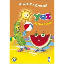 Sebzeler Meyveler Yaz Boyama Zamanı Timaşçocuk
