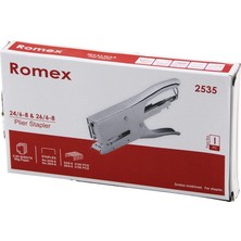Romex KOD-2535 Çelik Zımba Makinesi 56MM 2-45 Sayfa 80GR 24 /6-8 26 /6-8 100-150 Adet Tel Hazne