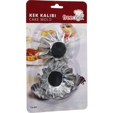 Freecook CK-KR-001-002 Orta Boy Metal Kek Kapsülü 6 Adet