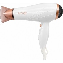 Awox Gleao Saç Kurutma ve Fön Makinesi 1700-2000W 2 Kademe Fan 3 Kademe Sıcaklık Beyaz Soğuk Üfleme