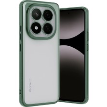 TeknoKapsül Xiaomi Redmi Note 14 Pro Plus Kılıf Razer Lensli Silikon - Yeşil