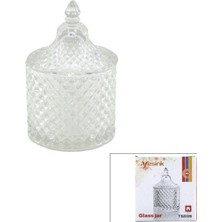 Yesink Glass Jar TG-039 Cam Lokumluk ve Şekerlik