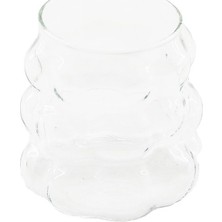 DMR Home DMR-2286 300ML Kahve Sunum Boncuklu Meşrubat Boğumlu Cam Bardak