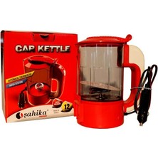 Şahika Otomatik Su Isıtıcısı 12V Plastik Araç Oto Kettle Çakmaklık Fişli