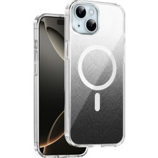 TeknoKapsül Onegif  Iphone 15 Sora Simli Magsafe Kapak - Siyah