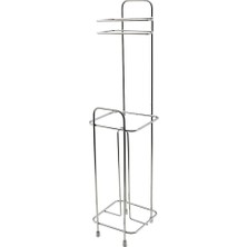 Lalezar LZR-642 Yedekli Wc Kağıtlık Kare Krom Metal