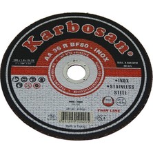 KARBOSAN-10420 Inox Metal Kesici Disk 180MMX1.9X22 Spral Taşı